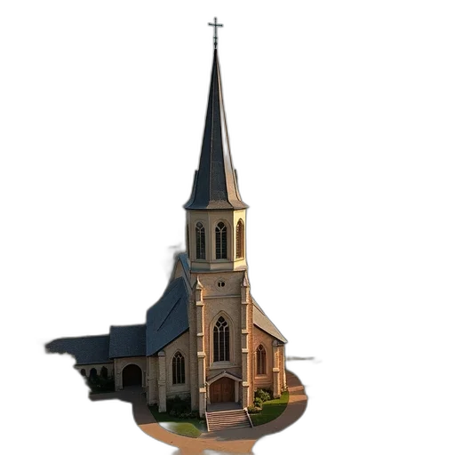building, weapon, dress, 3d render transparent PNG cut-out