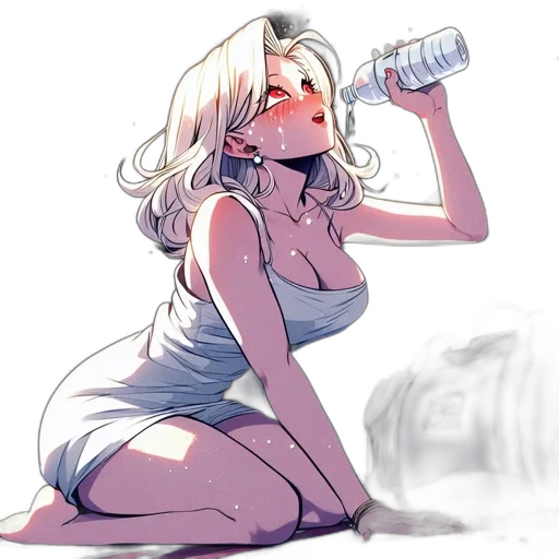bottle, dress, weapon, robot transparent PNG cut-out