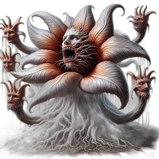creature, hair, flower, animal transparent PNG cut-out