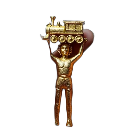 jewelry, crown, staff, robot transparent PNG cut-out