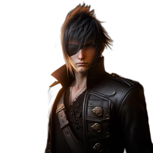 jacket, concept art, photorealistic, 3d render transparent PNG cut-out