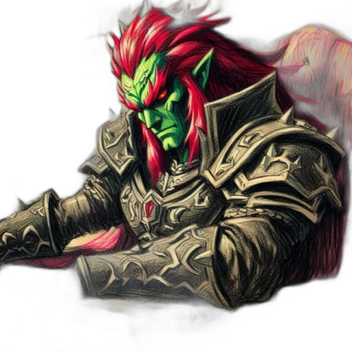 mask, staff, weapon, dragon transparent PNG cut-out