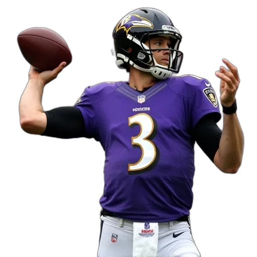 baltimore, ravens, quarterback, joe transparent PNG cut-out
