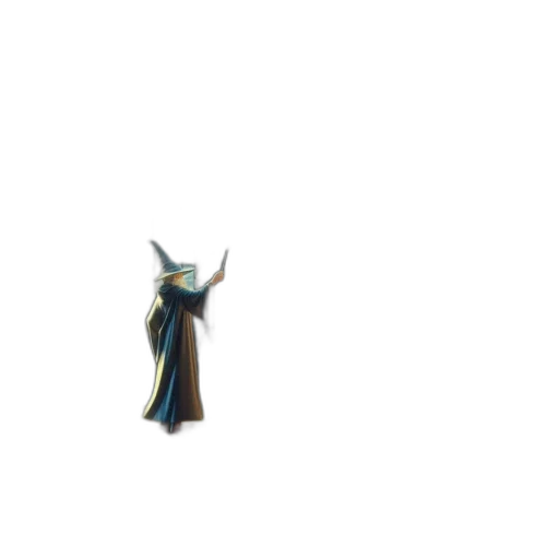 staff, dress, dragon, creature transparent PNG cut-out