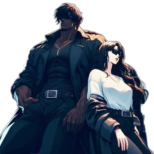 jacket, concept art, comic book art, anime transparent PNG cut-out