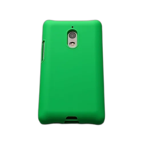 3d render, green, rubber, hard transparent PNG cut-out