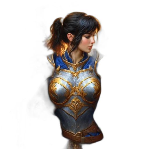 dress, staff, jewelry, sword transparent PNG cut-out