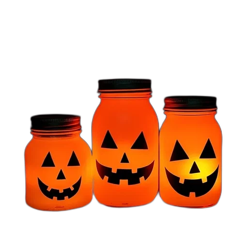 diy, halloween, mason, jar transparent PNG cut-out