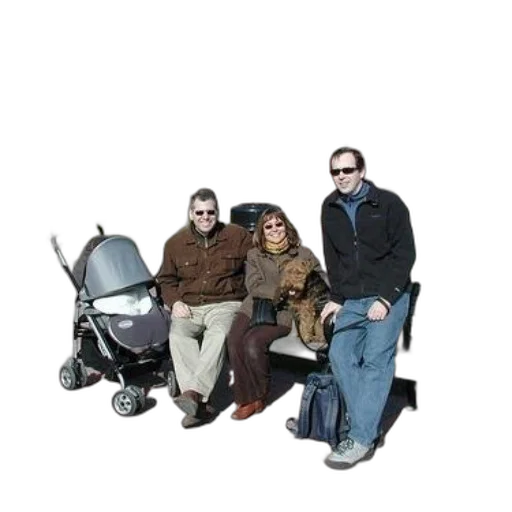 staff, car, jacket, umbrella transparent PNG cut-out