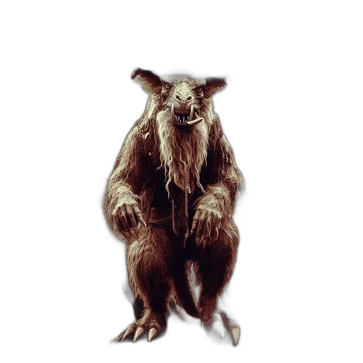 creature, animal, staff, face transparent PNG cut-out