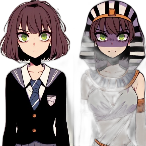 mask, staff, anime, pixel art transparent PNG cut-out