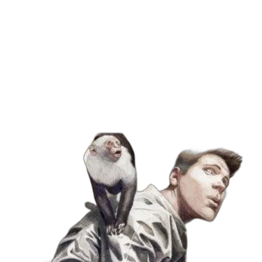 animal, jacket, creature, staff transparent PNG cut-out