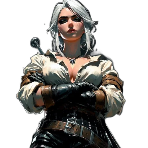 jacket, weapon, face, staff transparent PNG cut-out