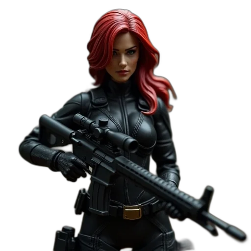 weapon, comic book art, concept art, 3d render transparent PNG cut-out