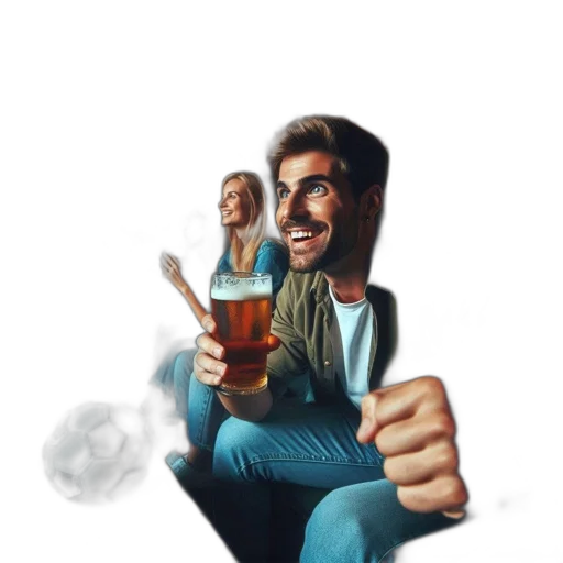 jacket, bottle, robot, staff transparent PNG cut-out