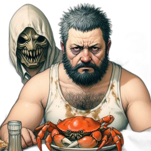 food, mask, creature, face transparent PNG cut-out
