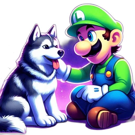 animal, pixel art, concept art, watercolor transparent PNG cut-out