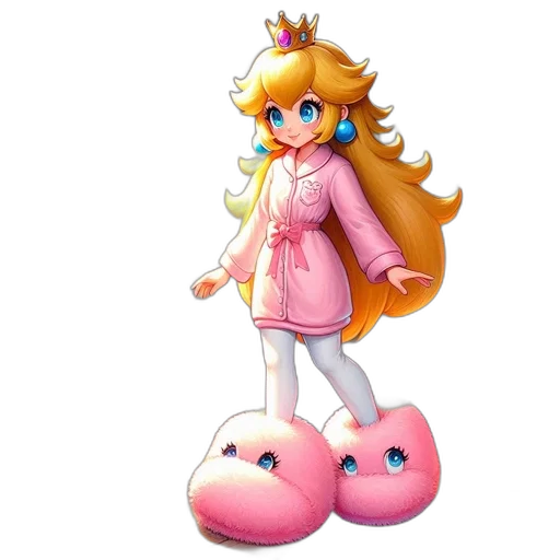 dress, crown, staff, 3d render transparent PNG cut-out