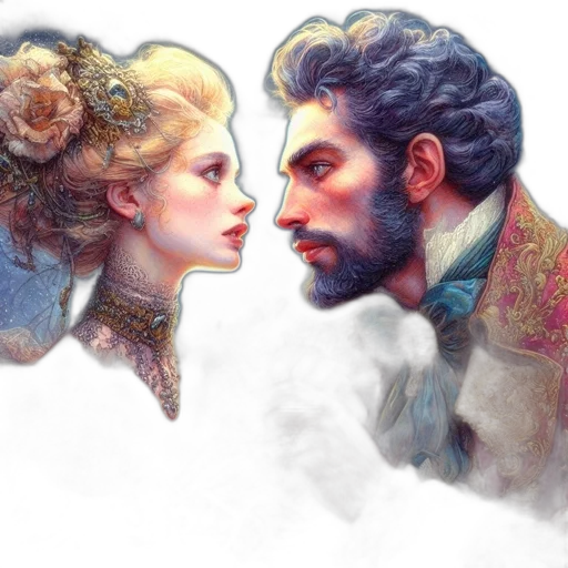 watercolor, fantasy art, concept art, photorealistic transparent PNG cut-out