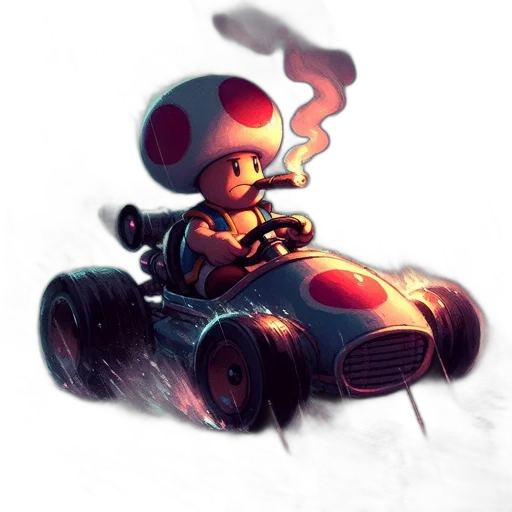 car, robot, concept art, pixel art transparent PNG cut-out