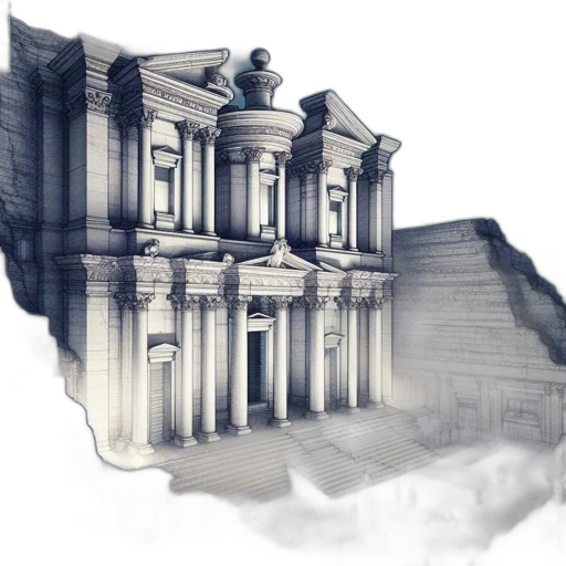 building, 3d render, concept art, photorealistic transparent PNG cut-out
