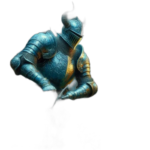 robot, dragon, mask, staff transparent PNG cut-out