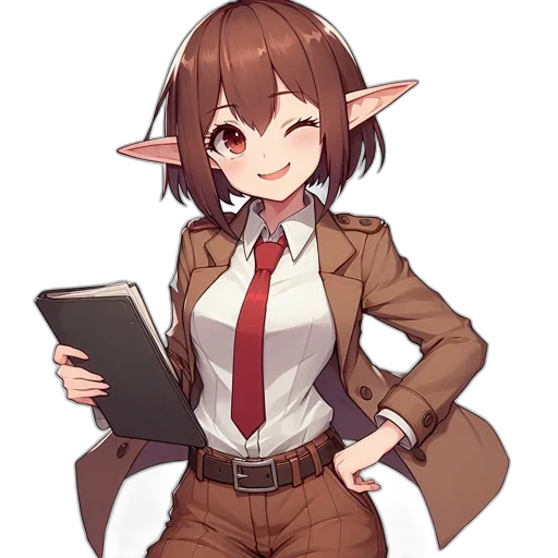 staff, creature, jacket, weapon transparent PNG cut-out