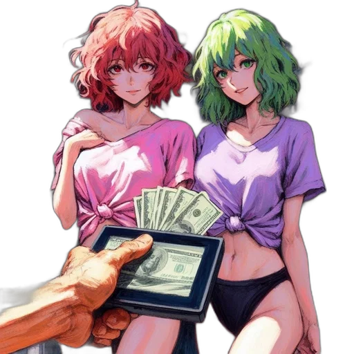 weapon, anime, vaporwave, concept art transparent PNG cut-out