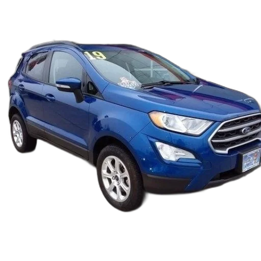 car, blue, ford, ecosport transparent PNG cut-out