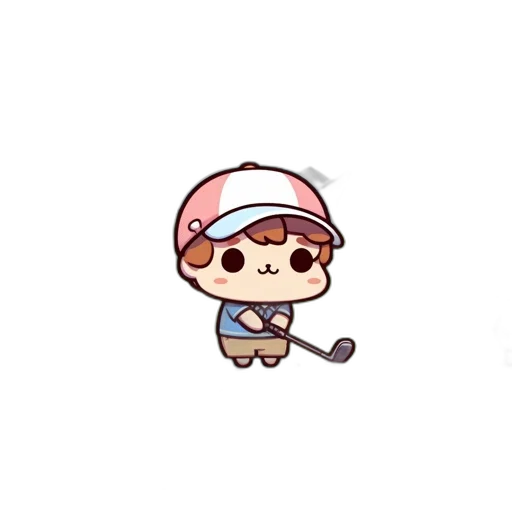staff, hat, weapon, cartoon transparent PNG cut-out