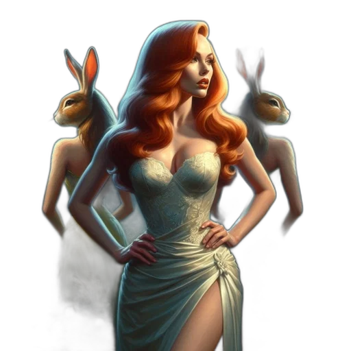 dress, concept art, fantasy art, comic book art transparent PNG cut-out