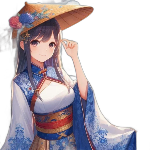 hat, dress, staff, crown transparent PNG cut-out