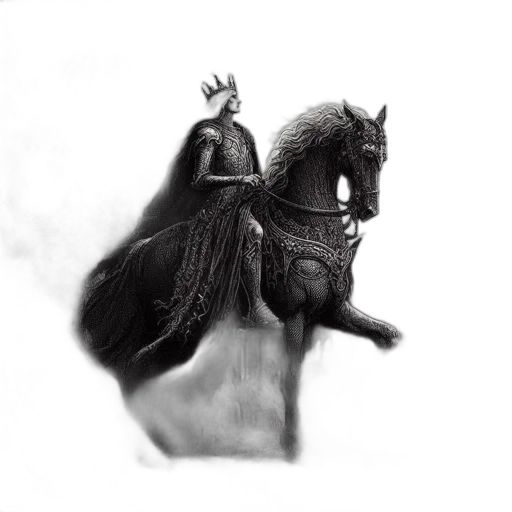 dragon, animal, crown, sword transparent PNG cut-out