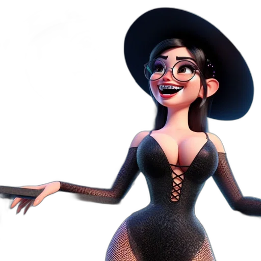 dress, 3d render, concept art, cartoon transparent PNG cut-out