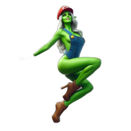 dress, staff, concept art, 3d render transparent PNG cut-out
