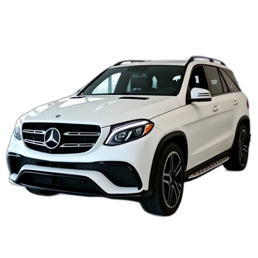 car, 3d render, white, mercedes-benz transparent PNG cut-out