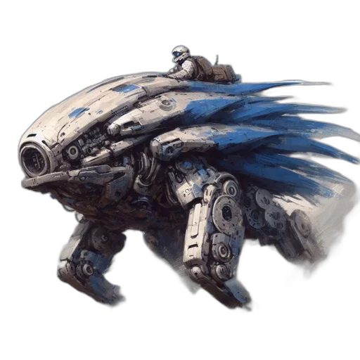 robot, dragon, creature, weapon transparent PNG cut-out