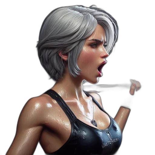 face, weapon, pixel art, concept art transparent PNG cut-out