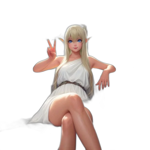dress, 3d render, concept art, fantasy art transparent PNG cut-out