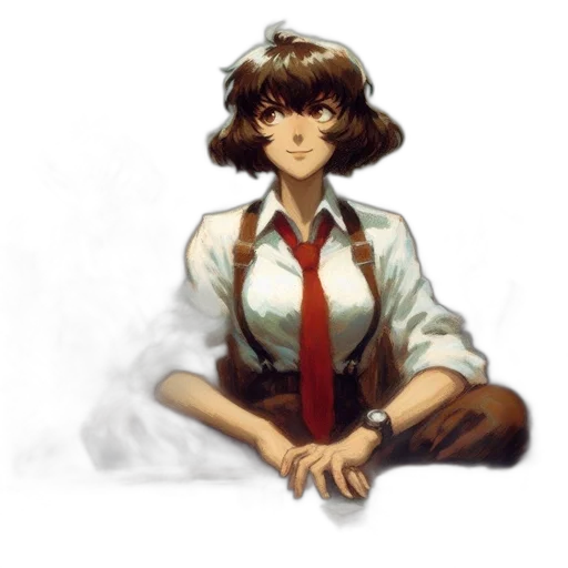 staff, jacket, face, robot transparent PNG cut-out