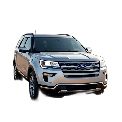car, 2018, ford, explorer transparent PNG cut-out