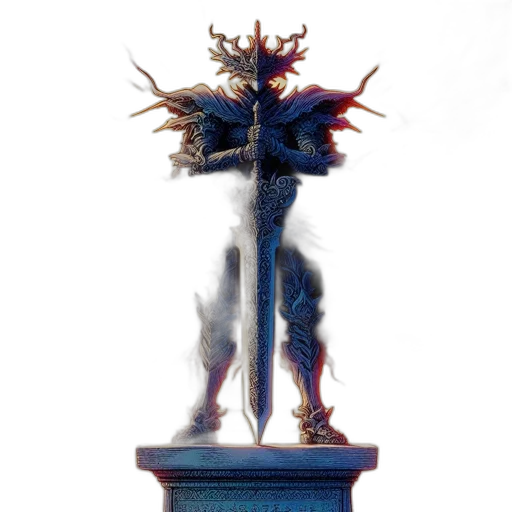 sword, crown, staff, weapon transparent PNG cut-out