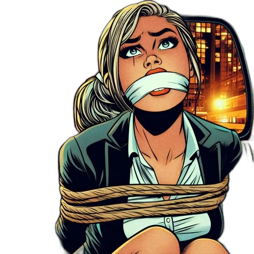 comic book art, concept art, cartoon, neon lights transparent PNG cut-out
