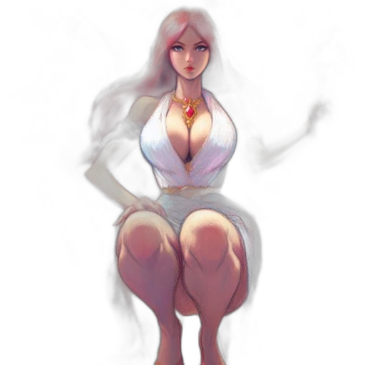 dress, robot, creature, face transparent PNG cut-out