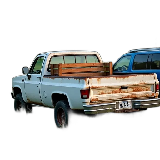 car, weapon, 3d render, photorealistic transparent PNG cut-out