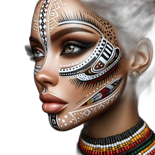 mask, jewelry, face, photorealistic transparent PNG cut-out