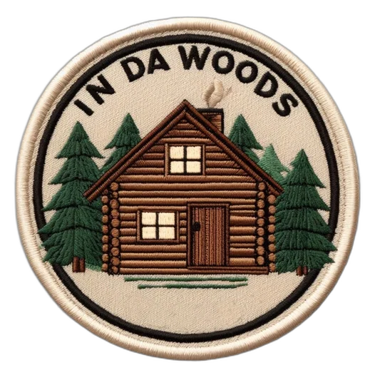 embroidered, patch, shows, log transparent PNG cut-out