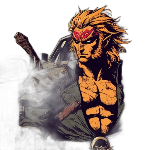 mask, dragon, comic book art, concept art transparent PNG cut-out