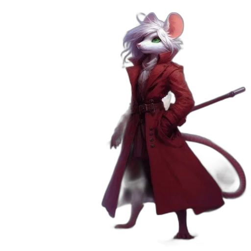staff, animal, weapon, jacket transparent PNG cut-out