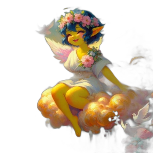flower, staff, concept art, fantasy art transparent PNG cut-out